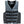 Connelly Mens Small Tunnel 4-Belt Nylon Life Vest Safety Jacket, Gray and Black