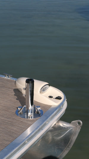 Breezelock™ Dock & Boat Flag/Umbrella Stand - Stainless Steel Umbrella Stand - TRAPSKI