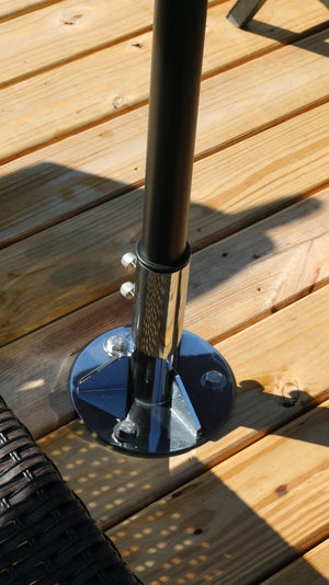 Breezelock™ Dock & Boat Flag/Umbrella Stand - Stainless Steel Umbrella Stand - TRAPSKI