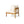 Brooklyn 3-Pieces Patio Conversation Set, Teak+Beige