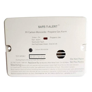 Safe-T-Alert Combo Carbon Monoxide Propane Alarm - Flush Mount - Mini - White - TRAPSKI