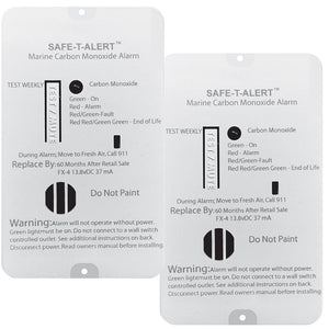 Safe-T-Alert FX-4 Carbon Monoxide Alarm - 2-Pack - TRAPSKI