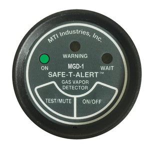 Safe-T-Alert Gas Vapor Alarm UL 2" Instrument Case - Black - TRAPSKI