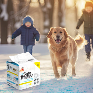 Safe Thaw Industrial Strength Salt Free Traction Agent Ice Melter, 30 Pounds