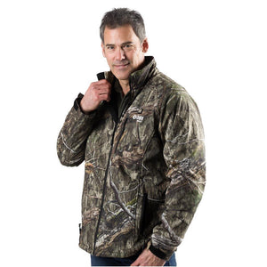 Sahara Heated Hunting Jacket - Mossy Oak Camo - TRAPSKI
