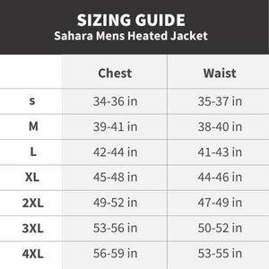 Sahara Mens Heated Jacket - TRAPSKI