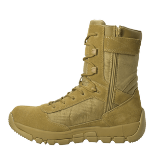 Sandbox - Men's 9" Coyote Suede Tactical Boot w/ Side Zipper & Composite Toe- KT1005 - TRAPSKI