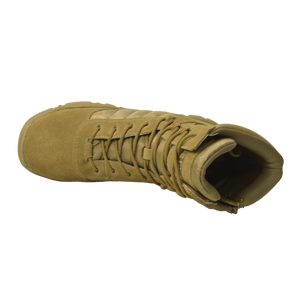 Sandbox - Men's 9" Coyote Suede Tactical Boot w/ Side Zipper & Composite Toe- KT1005 - TRAPSKI