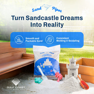 SandPiper 25Lb Premium Grade Multi-Use Play Sand w/Chemical Free Formula, 4 Pack