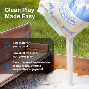 SandPiper 50lb Premium Grade Multi-Use Play Sand, Chemical Free Formula, 3 Pack