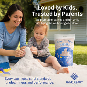 SandPiper 50lb Premium Grade Multi-Use Play Sand, Chemical Free Formula, 4 Pack