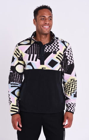 Saved By The Bell Fleece Black - Men's - TRAPSKI