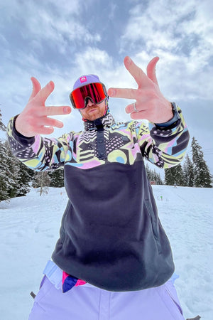 Saved By The Bell Fleece Black - Men's - TRAPSKI