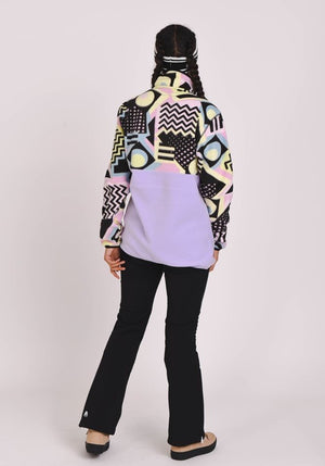 Saved By The Bell Fleece Purple - Women's - TRAPSKI