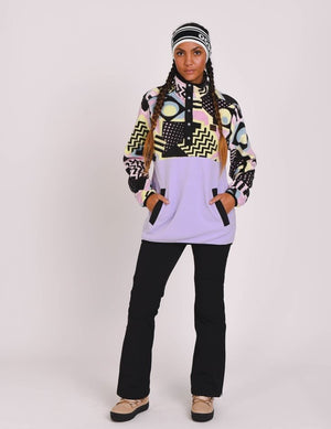 Saved By The Bell Fleece Purple - Women's - TRAPSKI