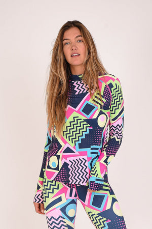 Saved By The Bell Womens Baselayer Top - TRAPSKI