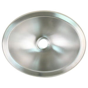 Scandvik Brushed SS Oval Sink - 13.25" x 10.5" - TRAPSKI