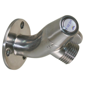 Scandvik Ceramic Angled Washdown Valve - SS Spigot - TRAPSKI