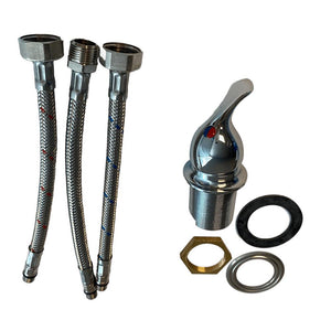 Scandvik Chrome Compact Shower Control Mixer - Single Lever - TRAPSKI