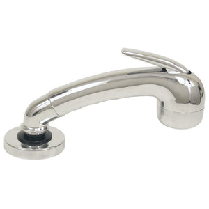 Scandvik Chrome Euro Sprayer w/6' Black Nylon Hose - TRAPSKI