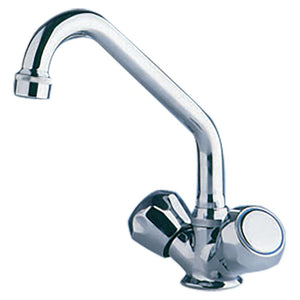 Scandvik Chrome Galley Mixer w/Swivel Spout - TRAPSKI