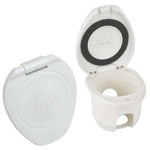 Scandvik Replacement White Cup Cap f/Recessed Shower - TRAPSKI