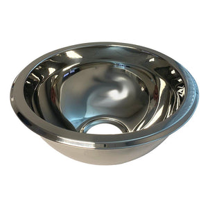 Scandvik SS Sink Basin - 9" x 4" - Mirror Finish - TRAPSKI