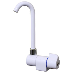 Scandvik Tall Tap w/Folding Spout - White Powder Coat Finish - TRAPSKI