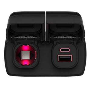 Scanstrut Flip Pro Duo - USB-A USB-C w/12V Power Socket - TRAPSKI