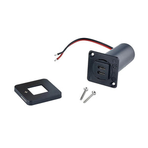 Scanstrut TILE USB-C Interior Charging Socket - 12/24V - Black Bezel - TRAPSKI