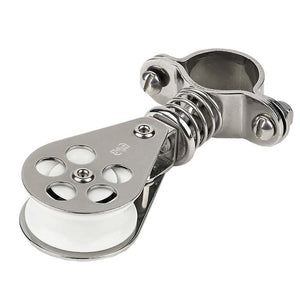 Schaefer Pulpit Furling Lead Spring Loaded Block - 1" Ball Bearing - TRAPSKI