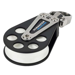 Schaefer Single Aluminum Block - 51mm Sheave - TRAPSKI