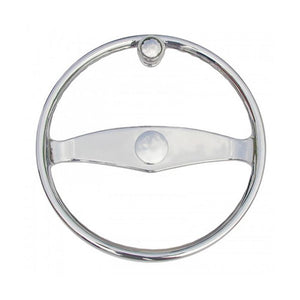 Schmitt Marine - Ongaro Wheel - 15.5" w/Knob for 3/4" Teleflex Tapered Shaft - TRAPSKI