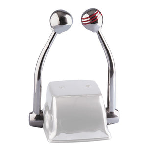 Schmitt Marine Standard Control Arm Set w/Red Throttle Knob Plain Shift Knob - Includes Arms Knobs Only - TRAPSKI