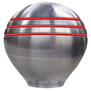 Schmitt Marine Throttle Knob - 1-1/2" - Red Grooves - TRAPSKI
