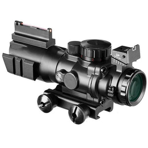 Compact 4x32 Scope with Fiber Optic Front Sight