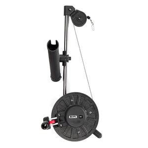 Scotty 1091 Telescoping 60" Longarm Combo Manual Downrigger w/ Swivel Base - TRAPSKI