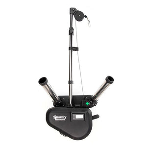 Scotty 2116 HP Depthpower Electric Downrigger 60" SS Telescoping Boom w/Swivel Base - Dual Rod Holder - TRAPSKI