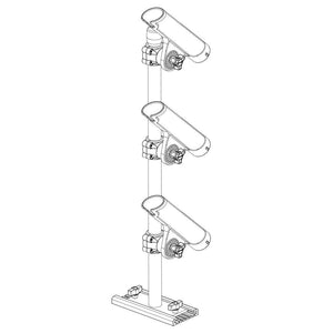 Scotty 333 Track Mounted Rod Tree - Rodmaster II Rod Holders - TRAPSKI
