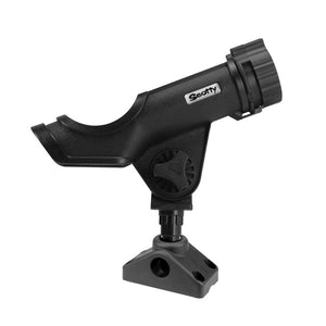 Scotty Powerlock Rod Holder Black w/241 Side/Deck Mount - TRAPSKI