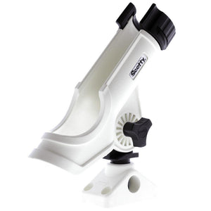 Scotty Powerlock Rod Holder White w/241 Side/Deck Mount - TRAPSKI