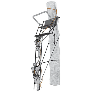 Muddy Safe-Line 30" Durable Nylon Outdoor Hunting & Tree Stand System, (9 Pack)