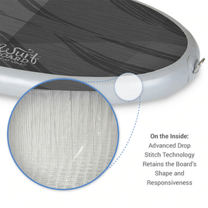 JumpSport Medium Wurf Board Office Standing Desk Anti-Fatigue Mat, Coffee Maui