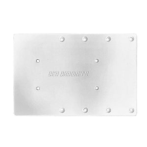 Sea Brackets 12" Straight Trolling Motor Plate f/Garmin Force Kraken - TRAPSKI
