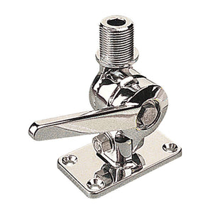 Sea-Dog Adjustable Antenna Base - Die Cast Zinc Chrome Plated - TRAPSKI