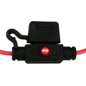 Sea-Dog ATM Mini Style Inline LED Fuse Holder - Up to 30A - TRAPSKI