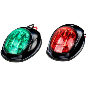 Sea-Dog Black LED Navigation Lights - Port Starboard - TRAPSKI