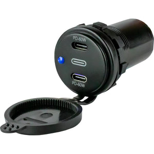 Sea-Dog Dual USB-C Power Socket - TRAPSKI