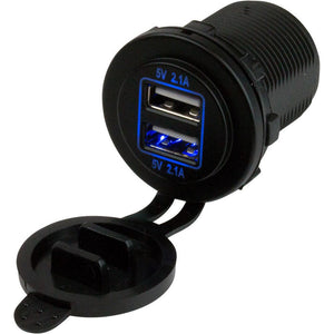 Sea-Dog Dual USB Power Socket - TRAPSKI