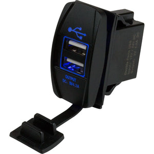 Sea-Dog Dual USB Rocker Switch Style Power Socket - TRAPSKI
